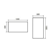 Miroir REFLEXO 1000 avec LED intégrée - SALGAR - 20741 