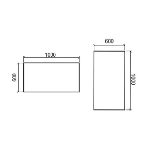 Miroir REFLEXO 1000 avec LED intégrée - SALGAR - 20741 