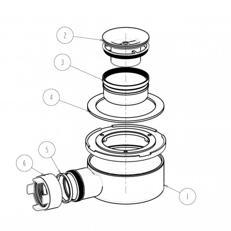 Valve  60 mm à visser   - SALGAR 22206 
