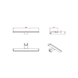 Applique luminaire PANDORA - SALGAR 26784 