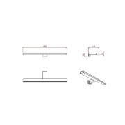 Applique luminaire Pandora - SALGAR 26785 