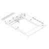 Receveur de douche POMPEYA BLANC 800 x 1300 mm - SALGAR 81917 