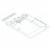 Receveur de douche POMPEYA BLANC 700 x 1200 mm - SALGAR 81907 