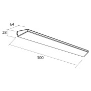 Applique luminaire Blanc 308 BOREAL - SALGAR 84122 