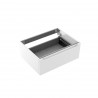 Module salle de bain MONTERREY 800 1 tiroir métallique BLANC BRILLANT 797 x 270 x 450 mm - SALGAR 26666
