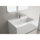 Vasque CONSTANZA 710 EN PORCELAINE BLANCHE 710 x 16 x 460 mm - SALGAR 26782