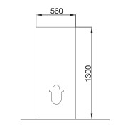 Habillage Bati-Support pour WC suspendu Gris Mat Noja - SALGAR 87799 
