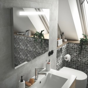 Miroir anti buée SUNSET 90  x 60   - SALGAR 25032 