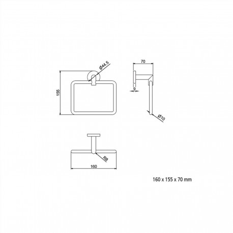 Anneau bidet SIL   - SALGAR 12844 