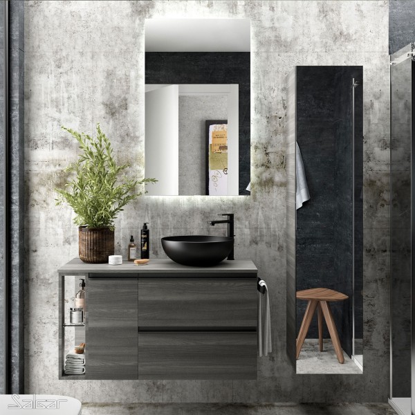 Bonde de vidage noir mat pop-up pour vasque et lavabo