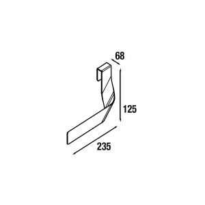 Porte-serviette JAZZ NOIR - SALGAR 27042 