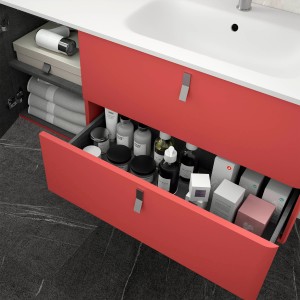Meuble salle de bains Rojo Gauche 1200 UNIIQ - SALGAR 24682