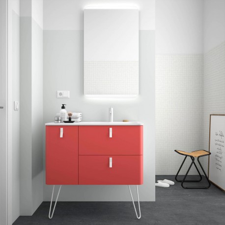 Meuble salle de bains Rojo Gauche 1200 UNIIQ - SALGAR 24682