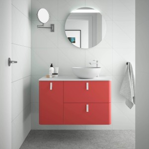 Meuble salle de bains Rojo Gauche 1200 UNIIQ - SALGAR 24682