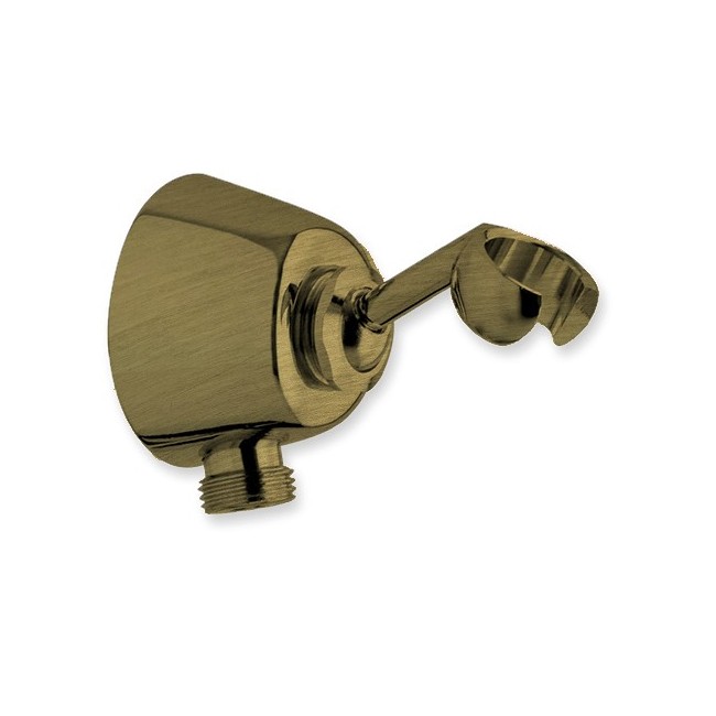 SUPPORT MURAL A ROTULE LAITON AVEC PRISE D'EAU MM1/2" VIEUX BRONZE - CRISTINA ONDYNA AC14792