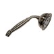 DOUCHETTE ROMAN CURVE RETRO 3 JETS ANTICALCAIRE METAL BROSSE - CRISTINA ONDYNA RM20377