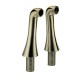 2 COLONNETTES HAUTES 130 mm MM3/4" METAL BROSSE - CRISTINA ONDYNA CH16077