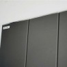 Radiateur Vertical électrique Anthracite KOLONE 1800W - ACOVA TKLG-180-180/F