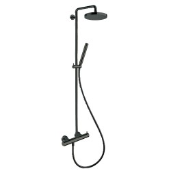 COLONNE DE DOUCHE TRIVERDE THERMOSTATIQUE COMPLETE CHROME NOIR - CRISTINA ONDYNA TV48672