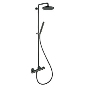 COLONNE DE DOUCHE TRIVERDE THERMOSTATIQUE COMPLETE CHROME NOIR  - CRISTINA ONDYNA TV48672