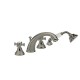 BAIN/DOUCHE CHAMBORD 4 TROUS SUR GORGE METAL BROSSE - CRISTINA ONDYNA CH10477