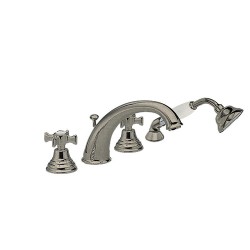 BAIN/DOUCHE CHAMBORD 4 TROUS SUR GORGE METAL BROSSE - CRISTINA ONDYNA CH10477