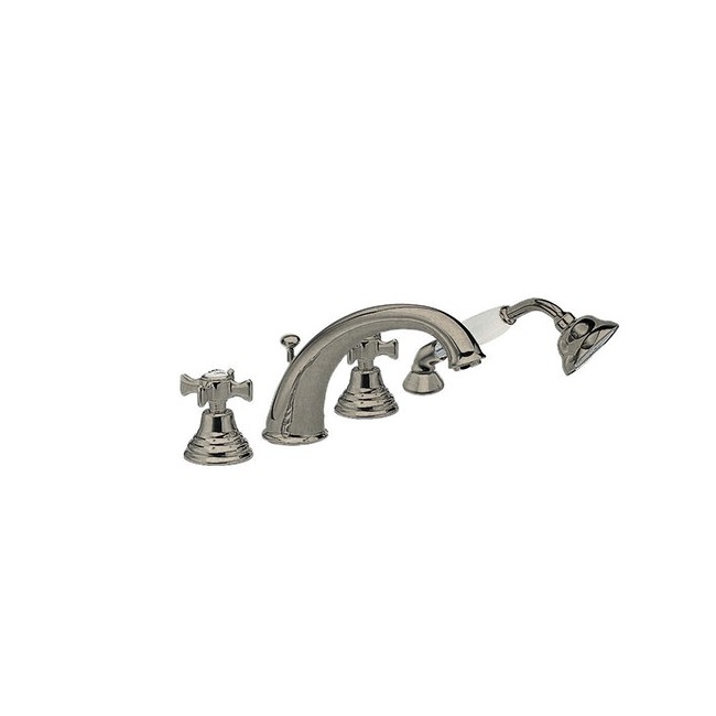 BAIN/DOUCHE CHAMBORD 4 TROUS SUR GORGE METAL BROSSE - CRISTINA ONDYNA CH10477