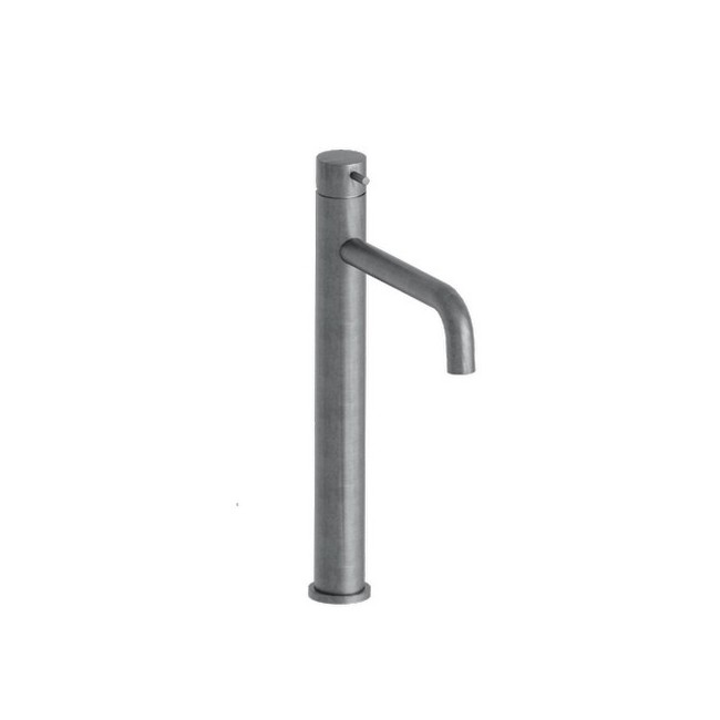 LAVABO TRIVERDE HAUT METAL BROSSE + Vidage laiton Up&Down - CRISTINA ONDYNA TV22277