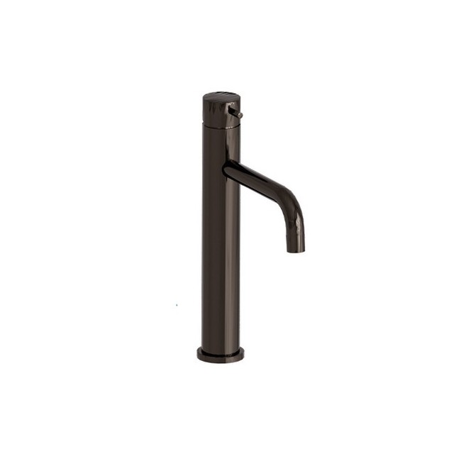 LAVABO MI-HAUT TRIVERDE CHROME NOIR + VIDAGE LAITON UP&DOWN - CRISTINA ONDYNA TV22772