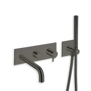 FACADE TRIVERDE BAIN DOUCHE MURAL 2 SORT CHROME NOIR   EX TV108 - CRISTINA ONDYNA TV10272