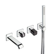 FACADE MITIGEUR ENCASTRE BAIN DOUCHE ITALY  POIGNEE MARQUINIA EXIT108 - CRISTINA ONDYNA IT10251MQ