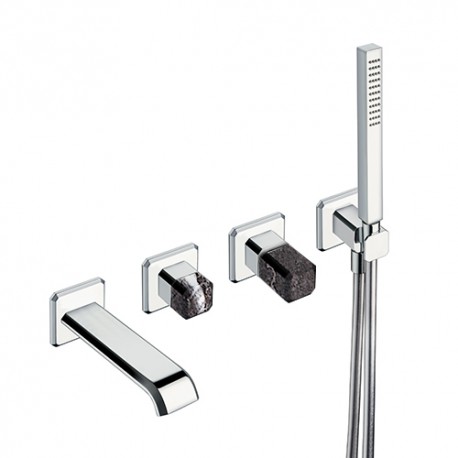 FACADE MITIGEUR ENCASTRE BAIN DOUCHE ITALY  POIGNEE MARQUINIA EXIT108 - CRISTINA ONDYNA IT10251MQ