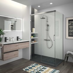 Receveur de douche RIOJA ANTHRACITE 800 x 1200 mm - SALGAR 23582 