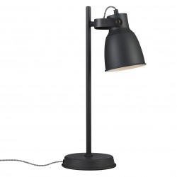 ADRIAN lampe de table Métal et plastique Noir E27  - Nordlux 48815003 