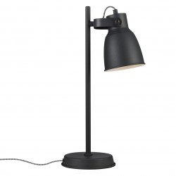 ADRIAN lampe de table Métal et plastique Noir E27 - Nordlux 48815003 