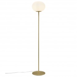 ALTON lampadaire Verre et metal Blanc Opale E27 - Nordlux 2010514001 