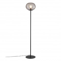 ALTON lampadaire Verre et metal Fumé noir E27 - Nordlux 2010514047 