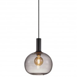 ALTON 25 suspension Métal-Verre Fumé E27 - Nordlux 47313047 