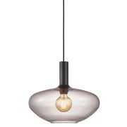 Suspension ALTON 35 Métal-Verre Fumé Noir E27 - Nordlux 48973047