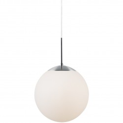 CAFE 25 suspension Métal-Verre Blanc Opale E27 - Nordlux 39573001 