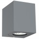 CANTO KUBI 2 applique murale Aluminium Gris LED integrée 2700K - Nordlux 49711010