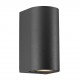 Applique murale CANTO MAXI 2 Aluminium Noir GU10 - Nordlux 49721003