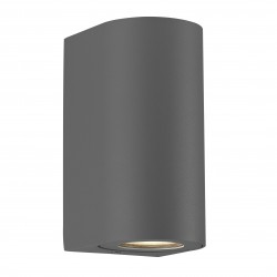 CANTO MAXI 2 applique murale Aluminium Gris GU10 - Nordlux 49721010 