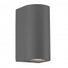 Applique murale CANTO MAXI 2 Aluminium Gris GU10 - Nordlux 49721010