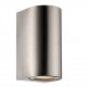 Applique murale CANTO MAXI 2 Acier inoxydable Inox GU10 - Nordlux 49721034