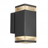 ELM applique murale Aluminium-Plastique Noir GU10 - Nordlux 45331003 