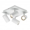 FRIDA spot 4 Métal et plastique Blanc GU10 - Nordlux 49820101