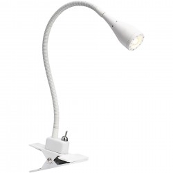 MENTO spot à pince Métal Blanc LED integrée 130 Lumens 3000K - Nordlux 75582001 