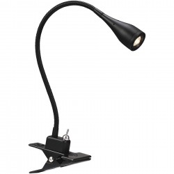 MENTO spot à pince Métal Noir LED integrée 130 Lumens 3000K - Nordlux 75582003 