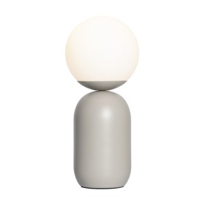 Lampe de table NOTTI Gris Metal et verre E14 - Nordlux 2011035010